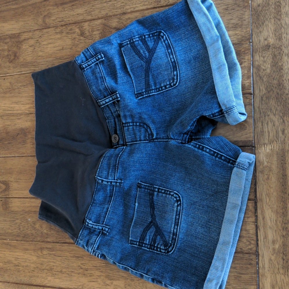 Maternity Jean Shorts